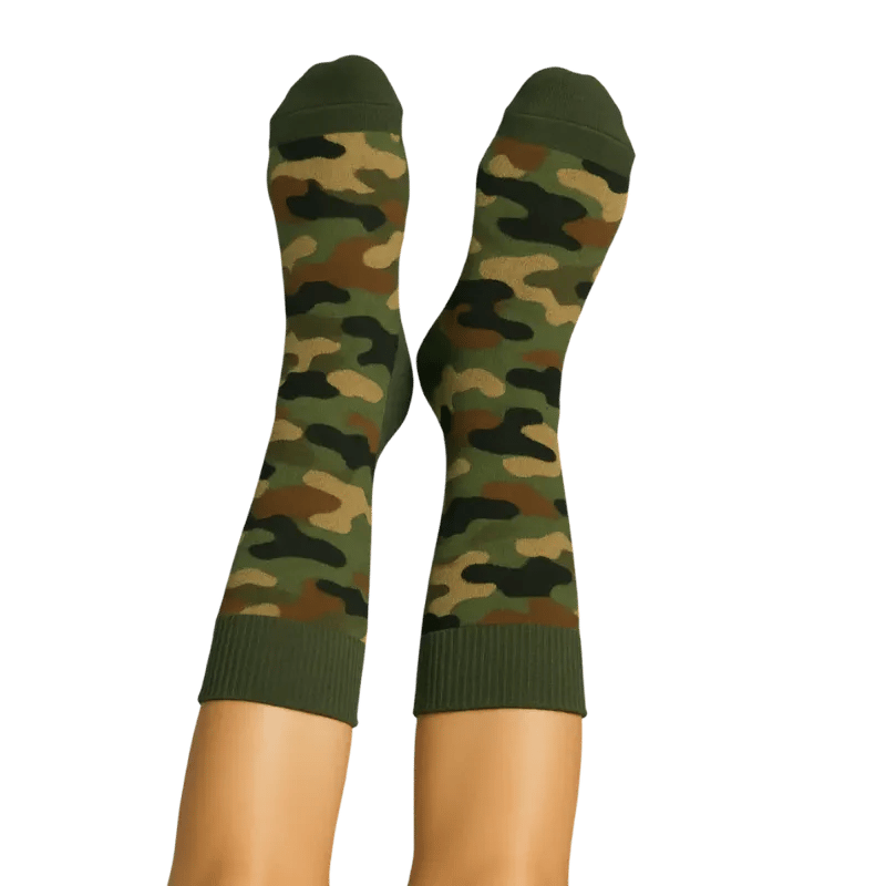 Custom Camo Socks - premium knitted socks with your logo and design