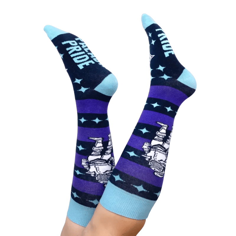 Custom Knee High Socks - premium knitted socks with your logo and design