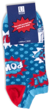 Sock with optional header card