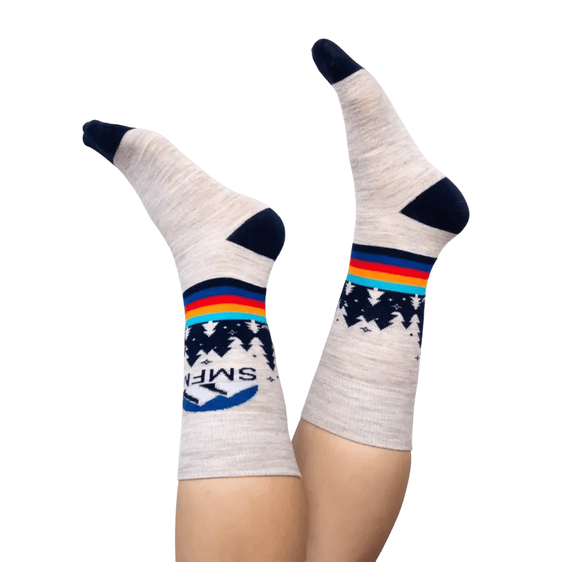 Custom Wool Crew Socks - premium knitted socks with your logo and design