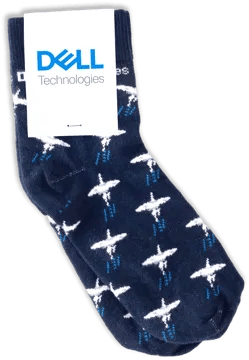 Sock with optional header card